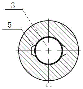 Archimedes double-spiral division type hydraulic ejector