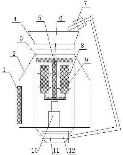 Secondary grinding type environment-friendly rubber fine crusher