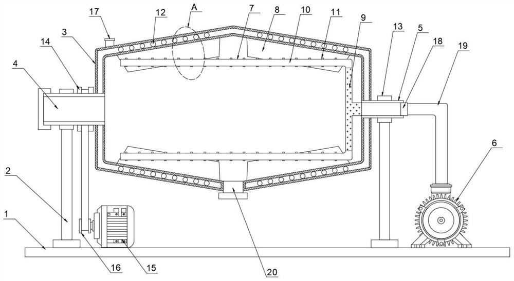 Feather drying device for shuttlecock processing