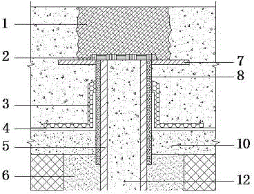 Well sealing method of dewatering well at bottom of foundation pit