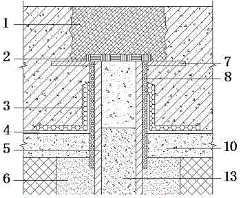 Well sealing method of dewatering well at bottom of foundation pit