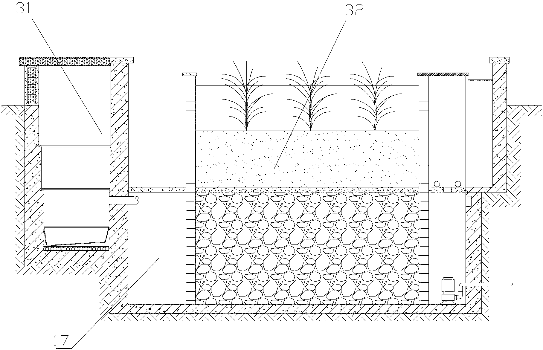 Hot-air circulating two-layered snow melting system and method for recycling accumulated snow