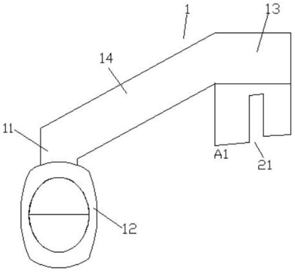 Device for preventing and treating postoperative scars of inner canthus