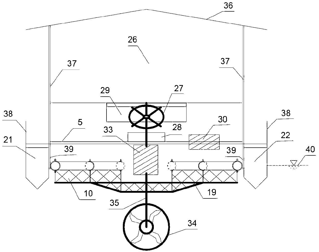 Automatic water floating object collecting device