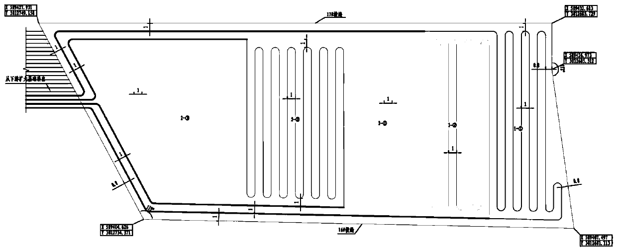 Optimization design method for water supply pipe network behind dam