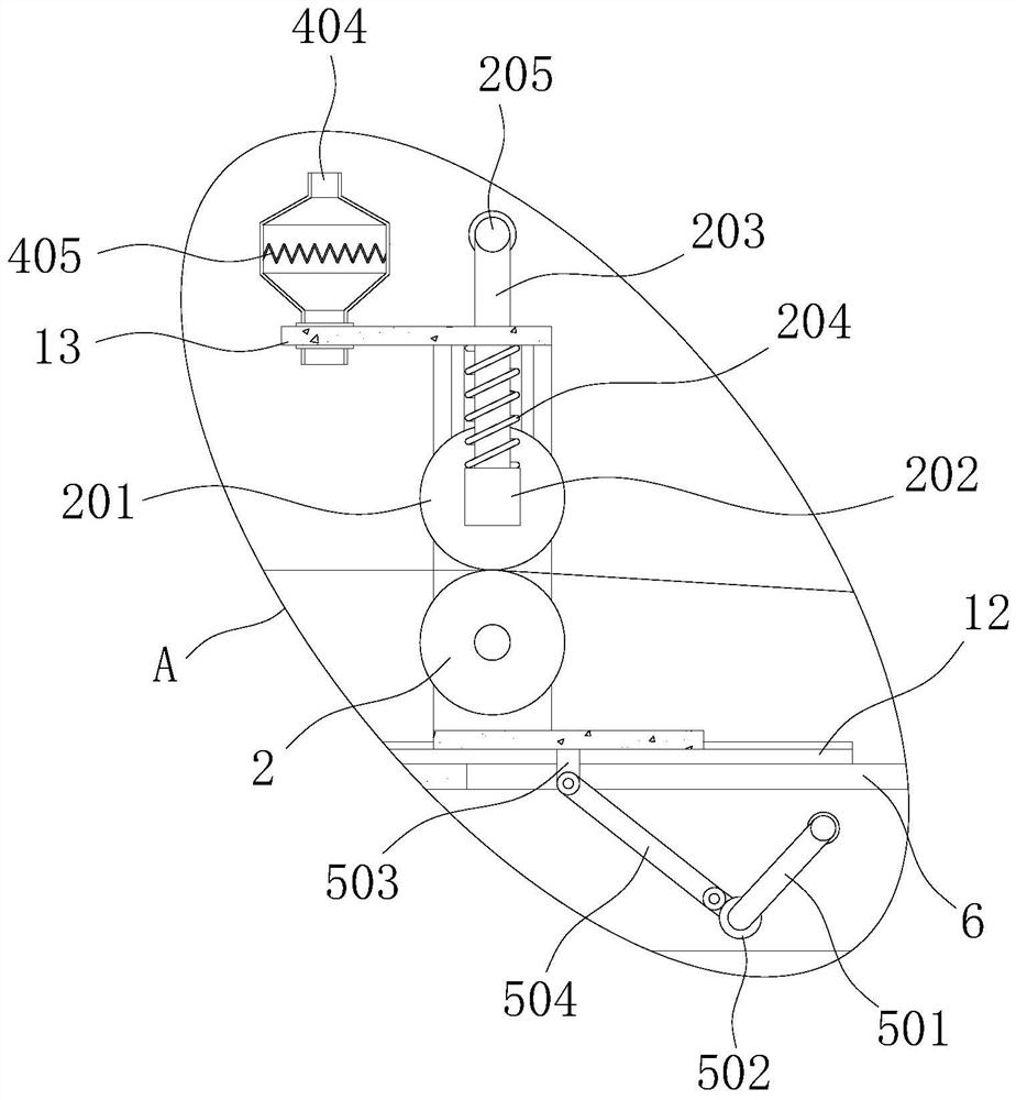 Wrinkle removing device for thin film production and processing