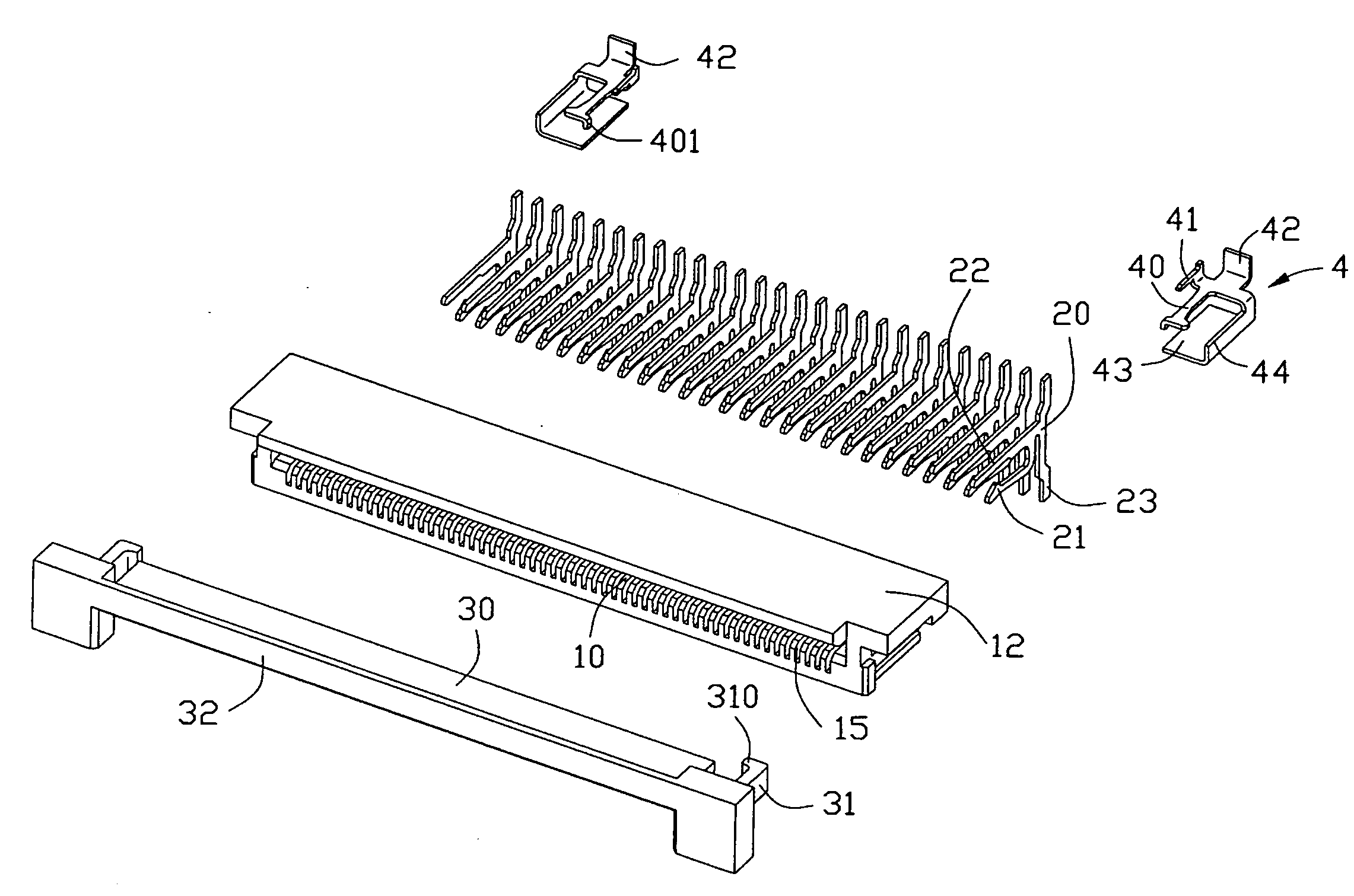 Electrical connector with latching member