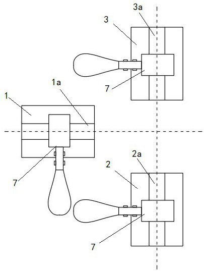 Circular tube cross-shaped welding auxiliary clamping method