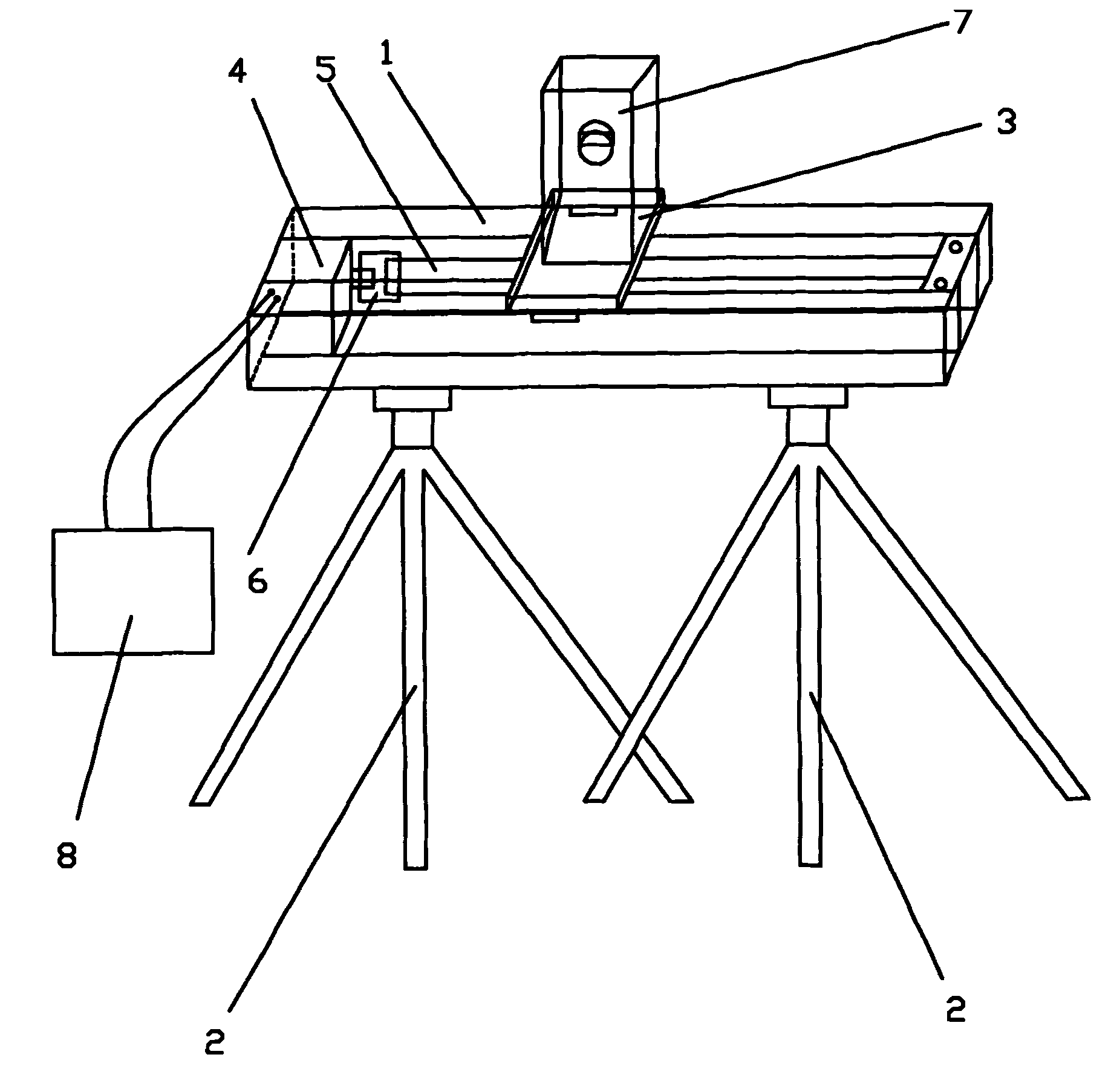 Three-dimensional image shooting device