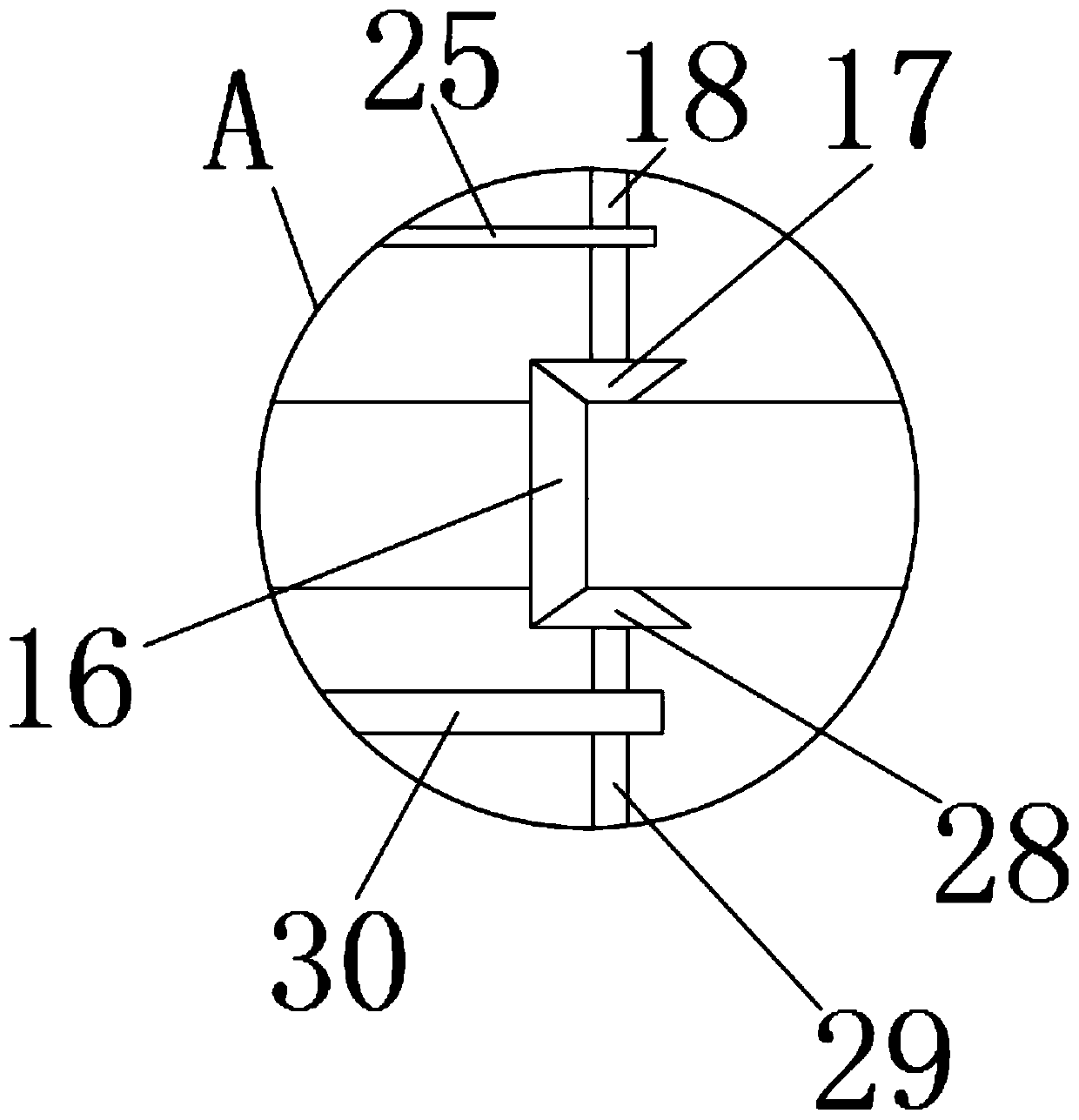 Grouting device for road bridge construction