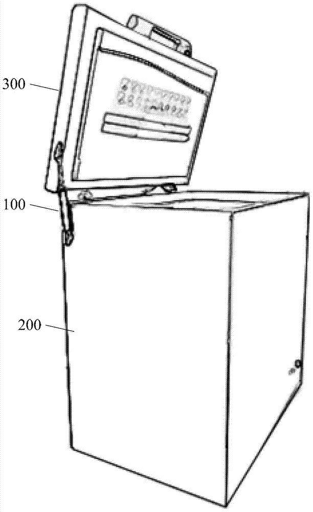 Refrigerator door support device and refrigerator