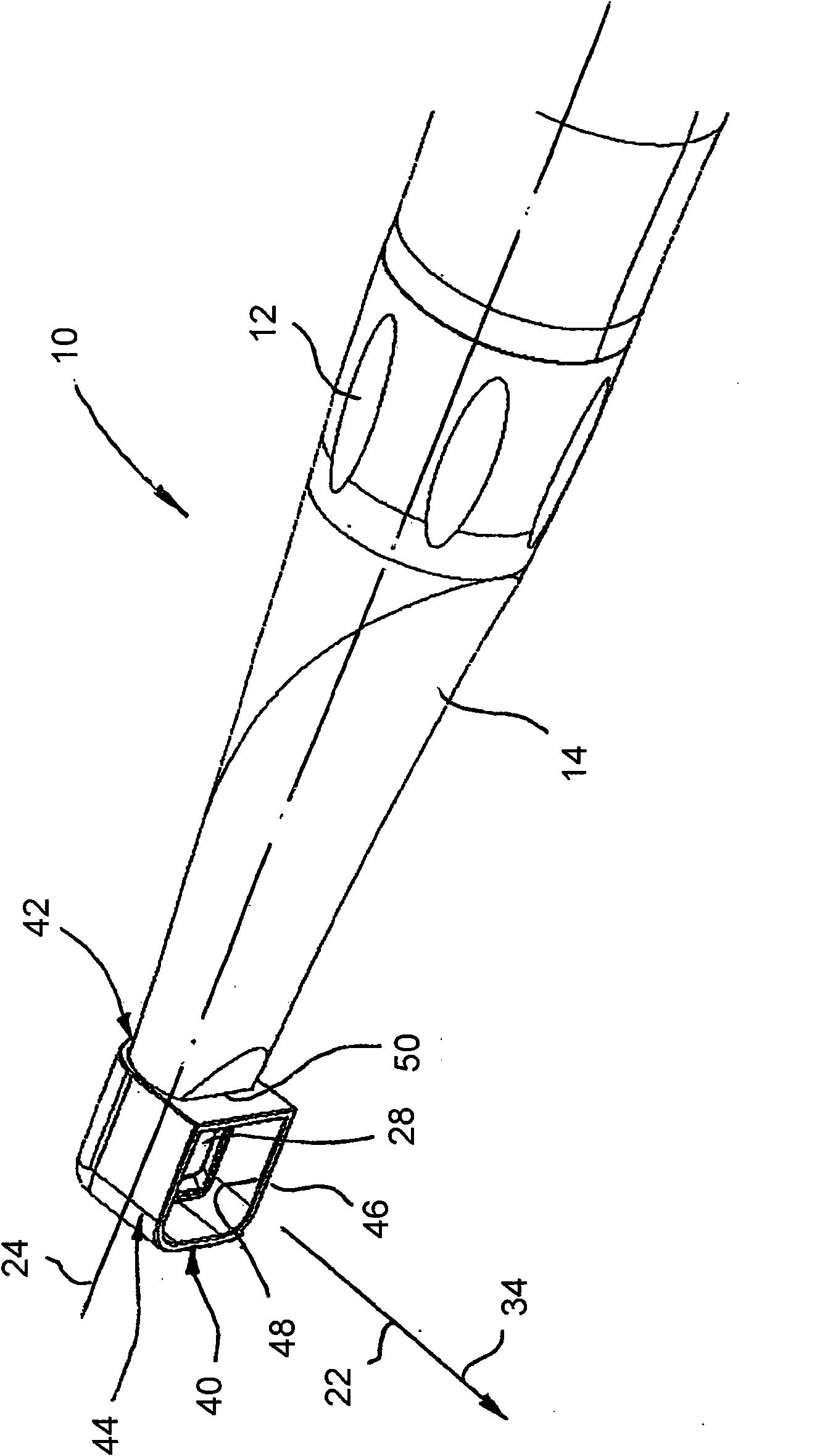 Diagnostic camera and attachment for the implementation thereof