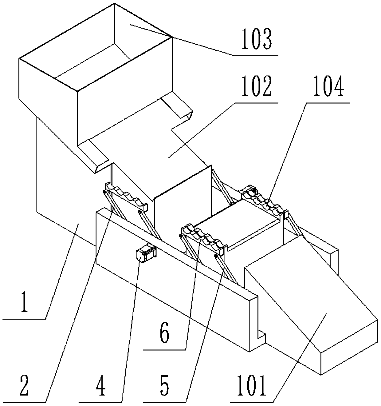 Rapid feeding device for steel pipe machining