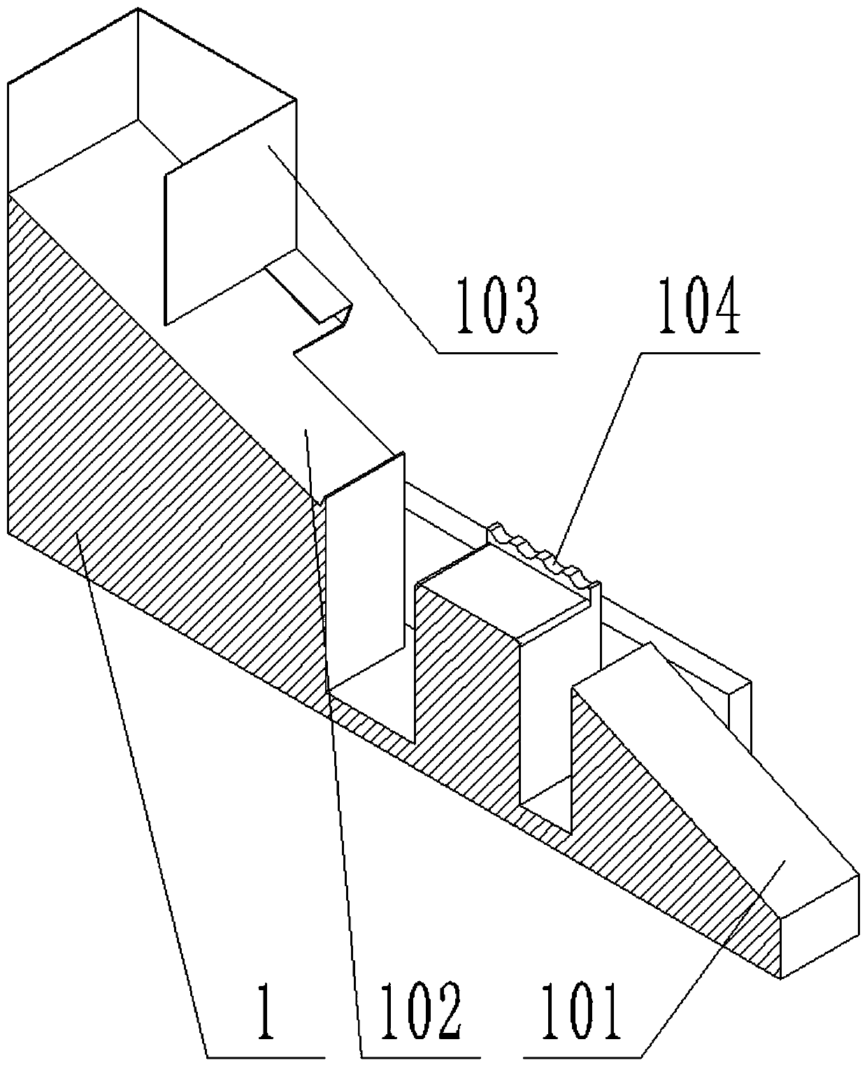 Rapid feeding device for steel pipe machining