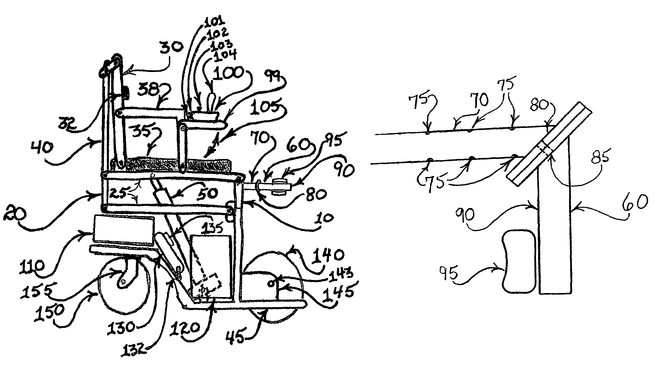 Motorized wheelchair with stand-up capability