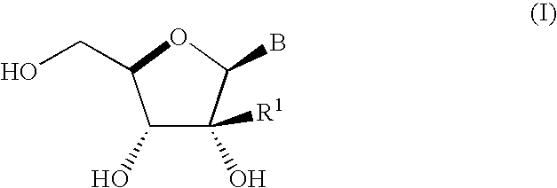 Process for preparing branched ribonucleosides from 1,2-anhydroribofuranose intermediates