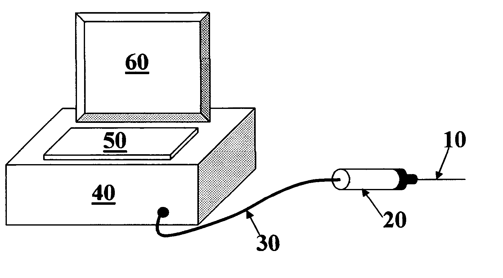 Optical biopsy system with single use needle probe