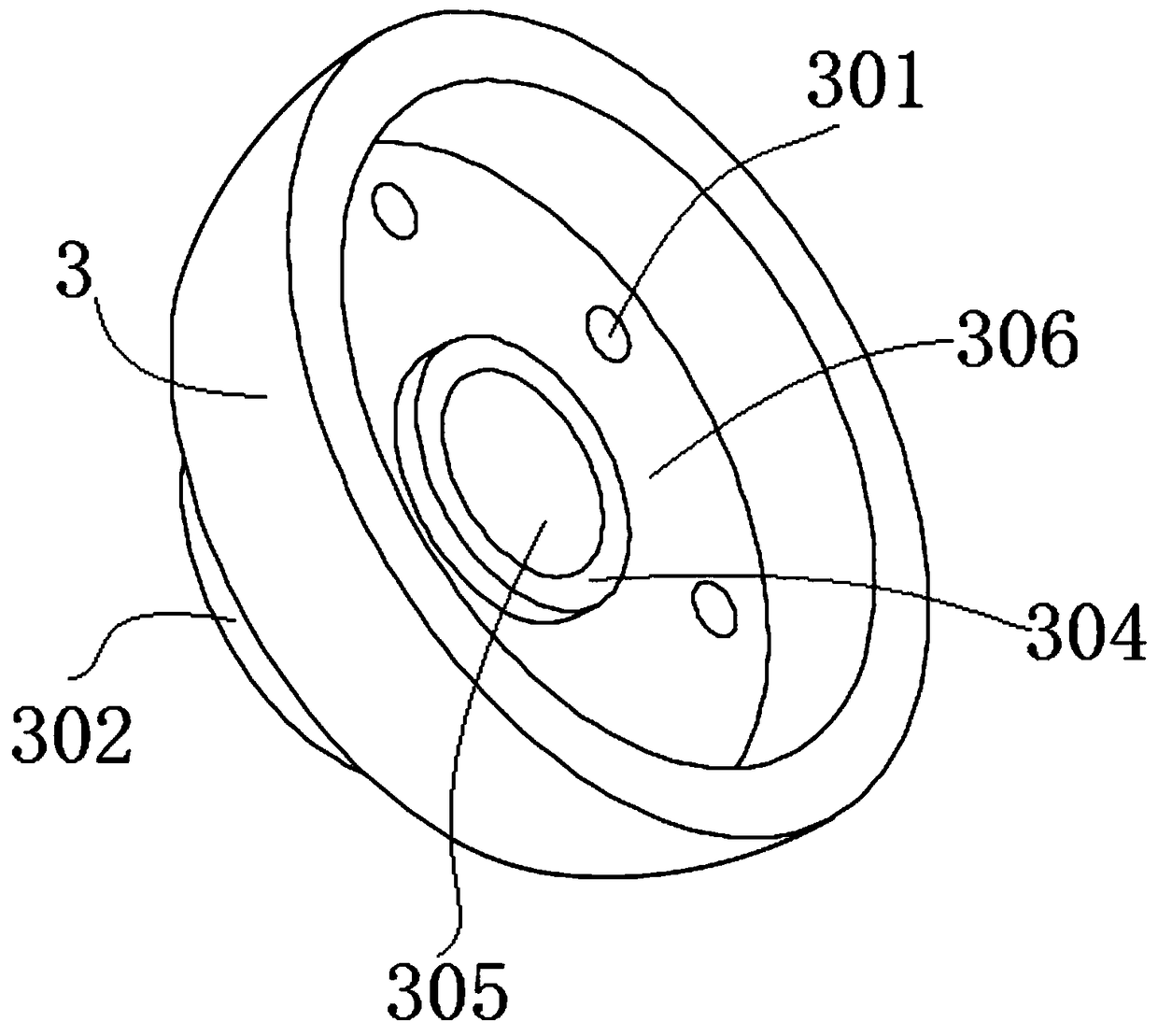 Roll type membrane component