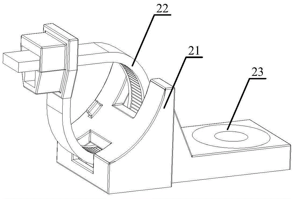 Wiring harness fixing device and automobile