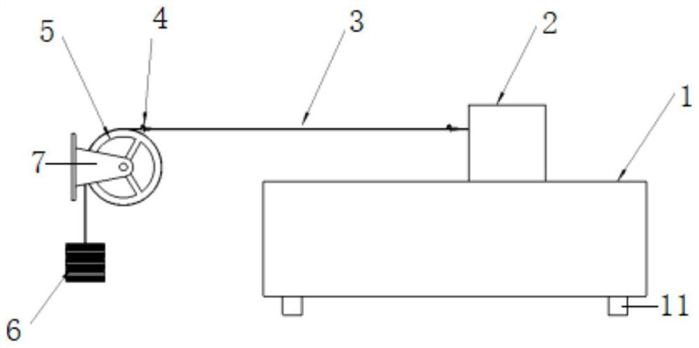 Force loading system for detecting mechanical property of robot and system adjusting method