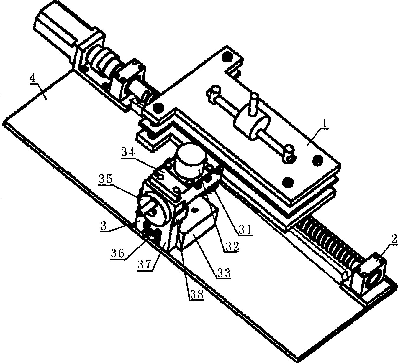 Portable wooden floor groove cutting machine