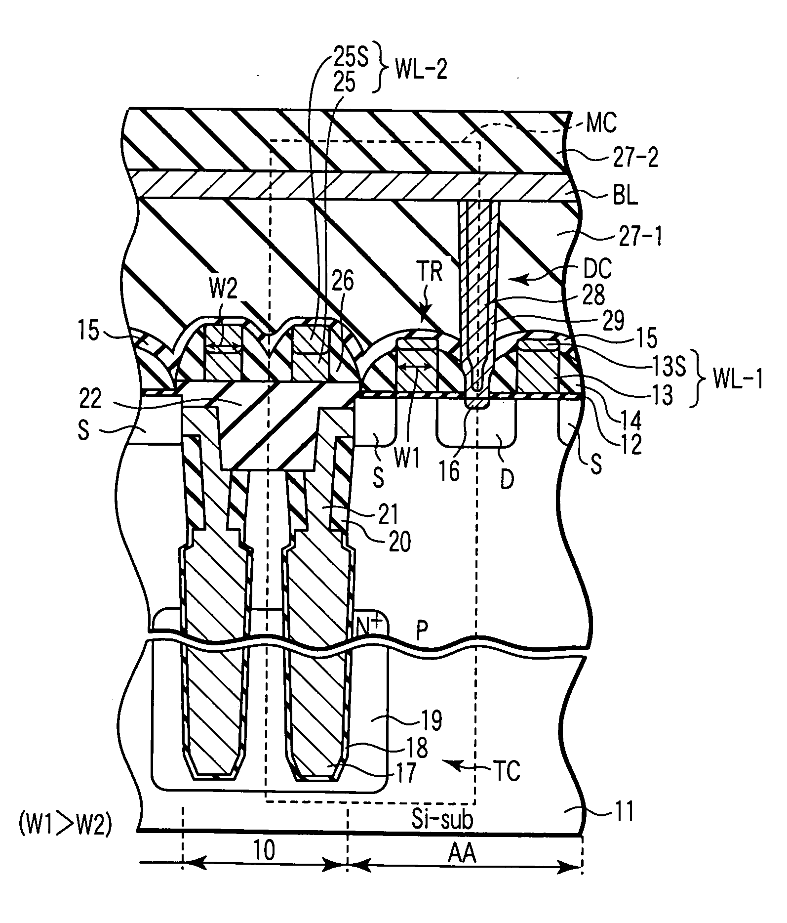 Semiconductor device having polycide wiring layer, and manufacturing method of the same