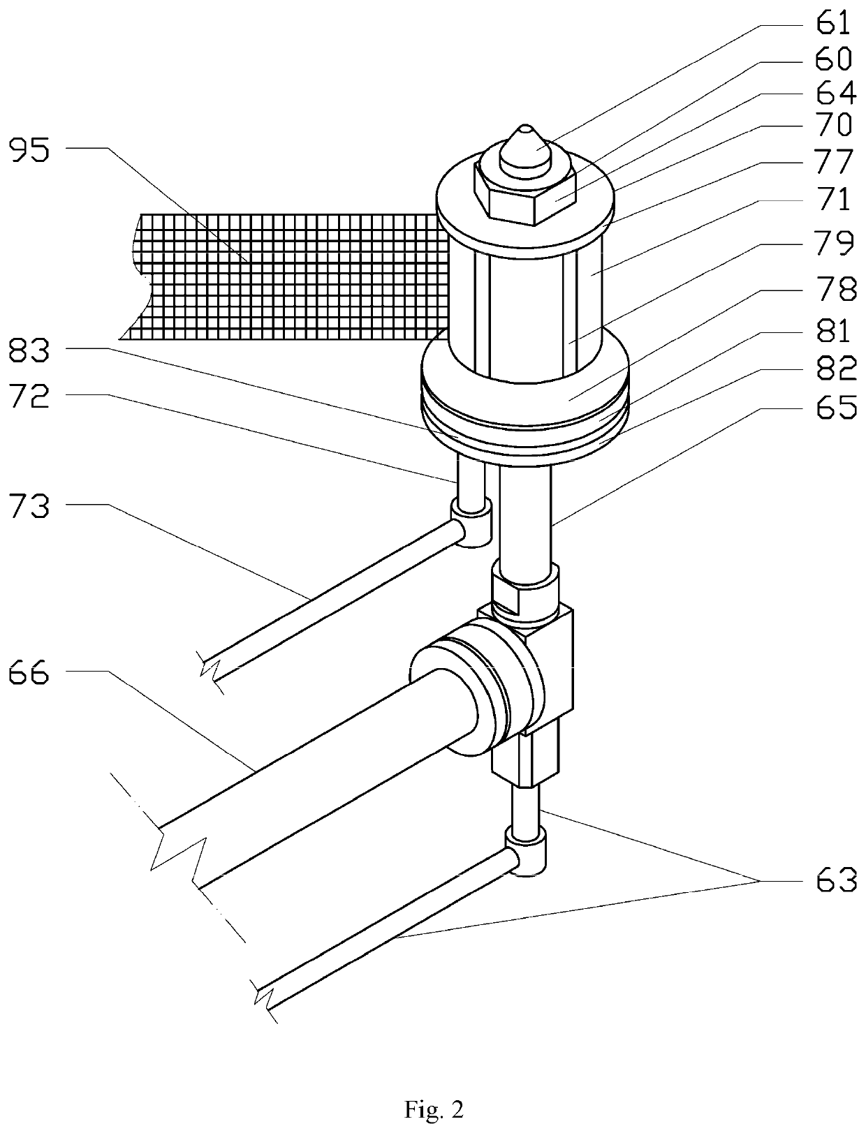 Fluidized bed device and method for coating particles or granulation