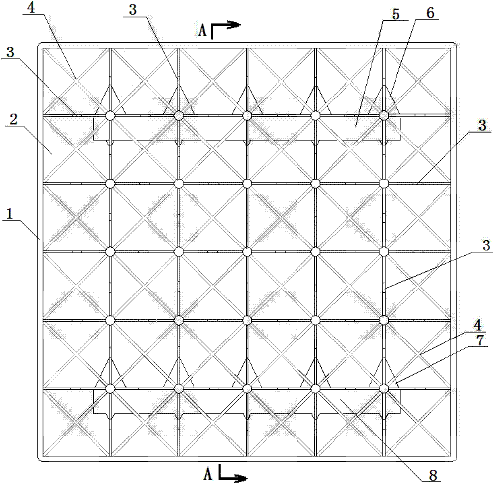 Wall greening mesh module