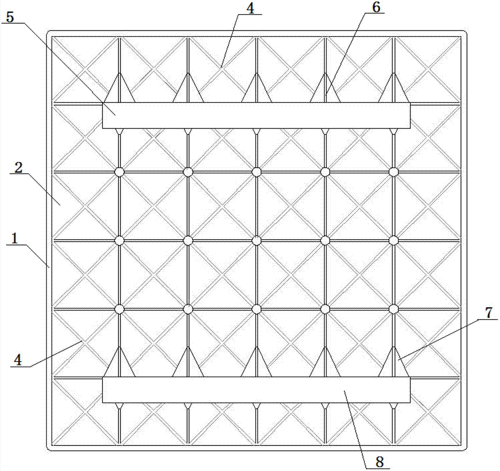 Wall greening mesh module