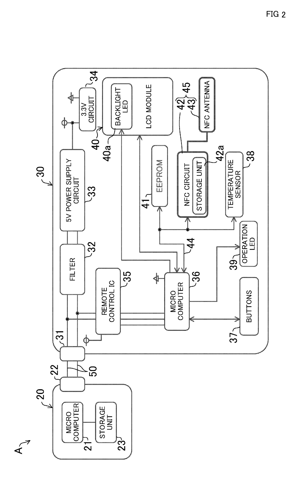 Remote control for air conditioner and air conditioner provided with same