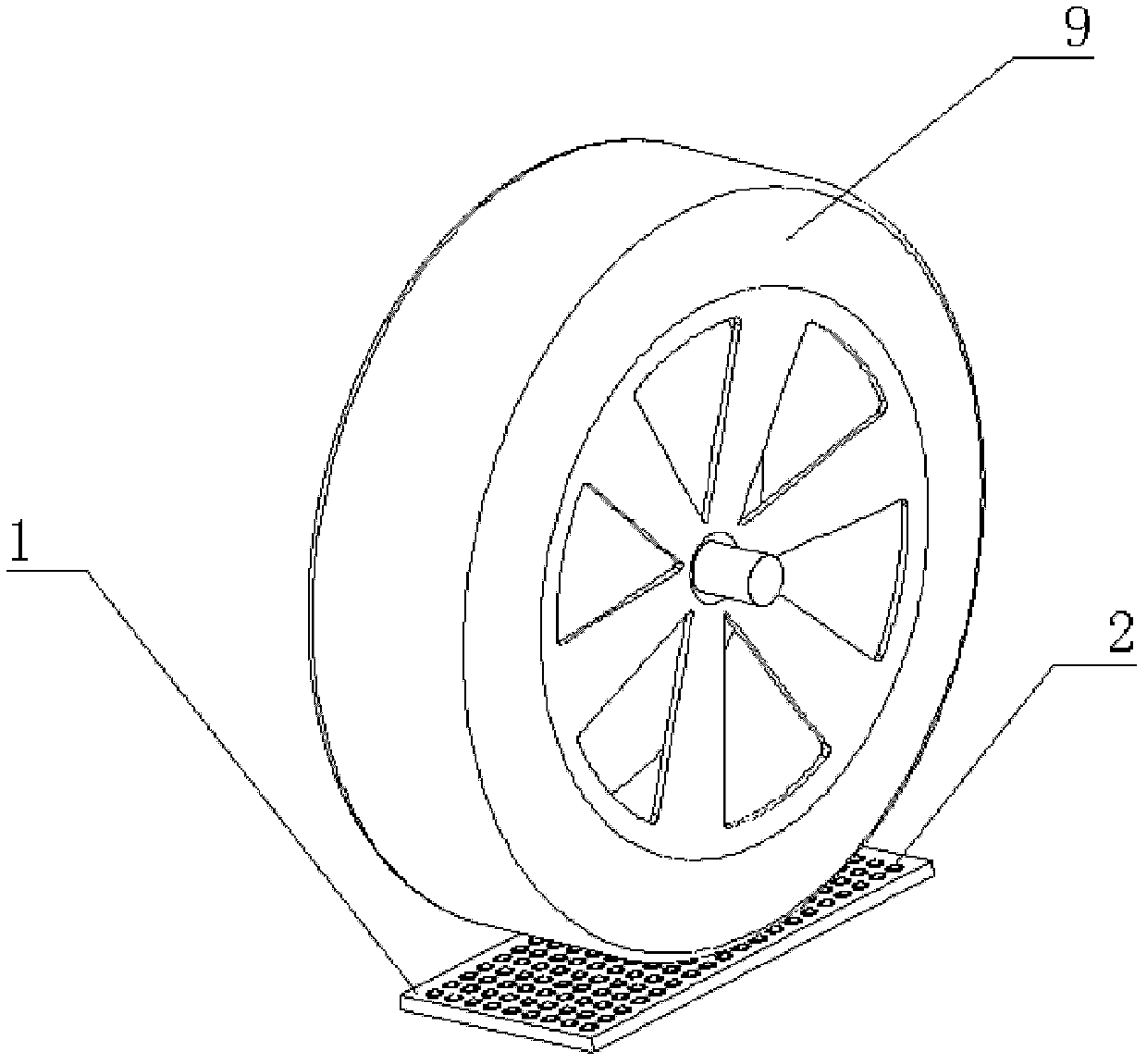 Dynamic grounding pressure test device