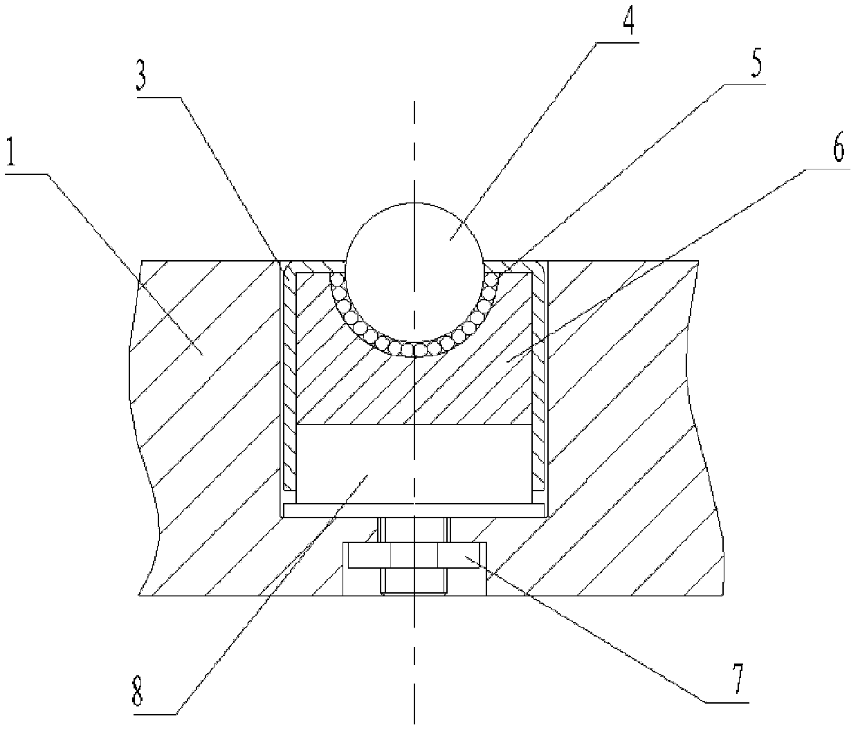 Dynamic grounding pressure test device