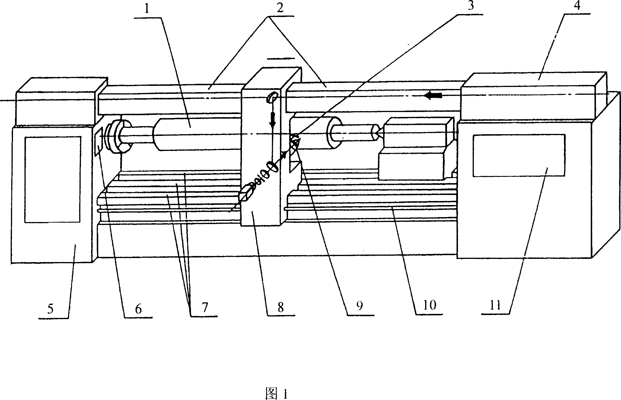 Coarsening laser processing system and method for surface of roller with circumferential irregular coarsening dots