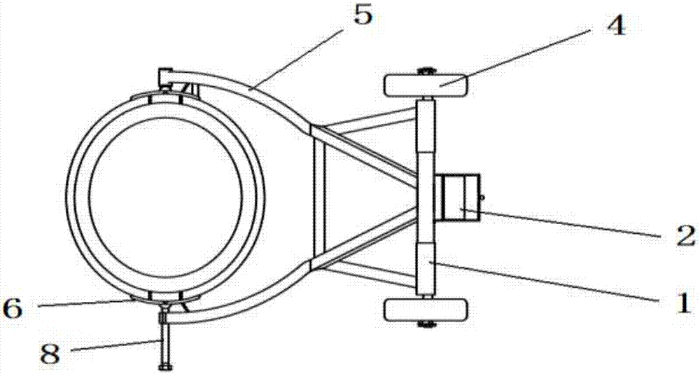 Integrated test soil moisture-content determination and pot handling device