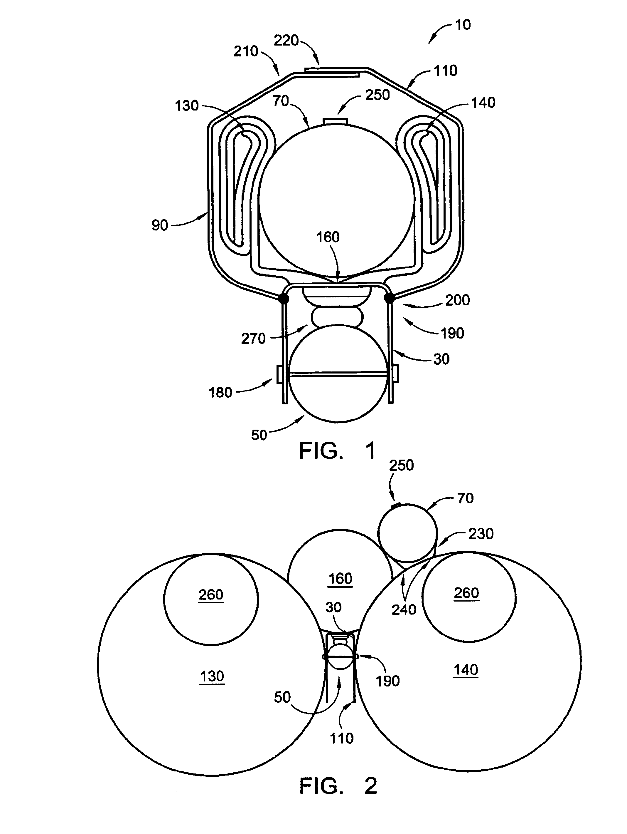 Floatation system including life raft