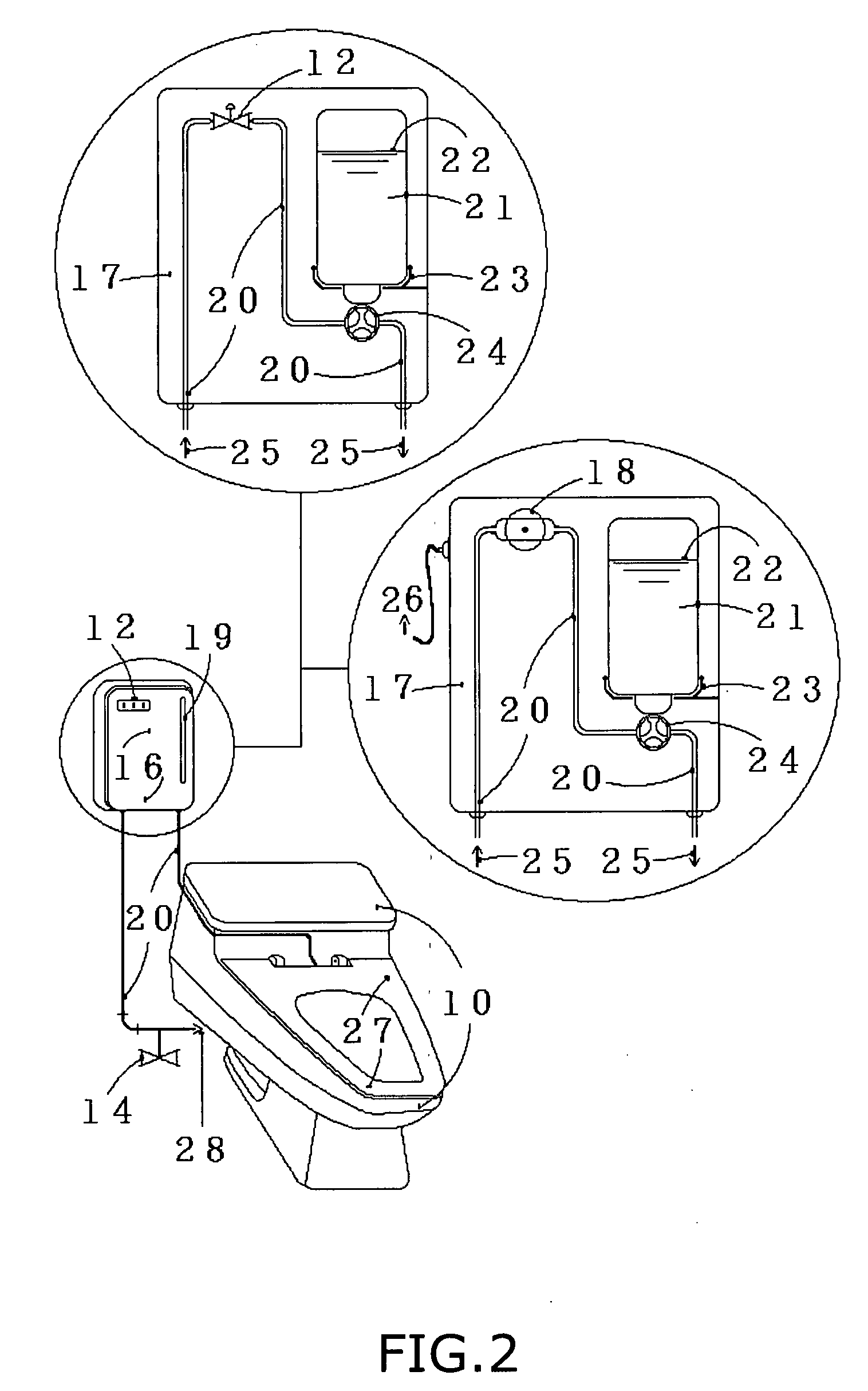 Sanitary foam supplying apparatus