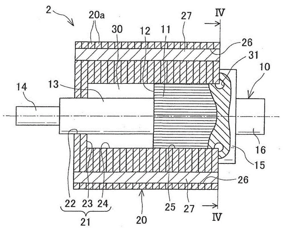 Rotor of rotating electrical machine