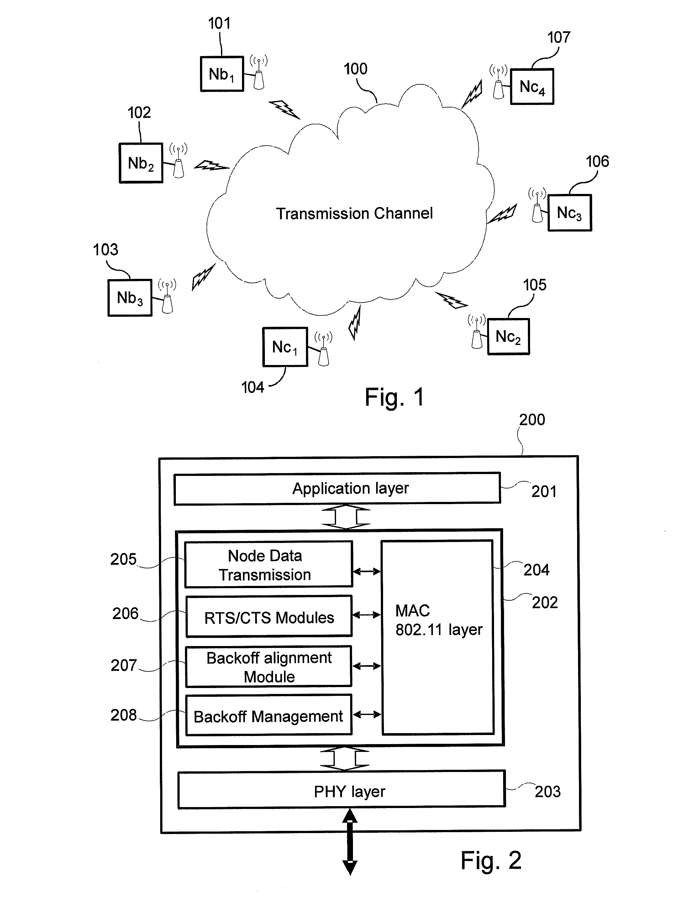 Method, device, computer program and information storage means for optimising access to a wireless medium in a communication network.