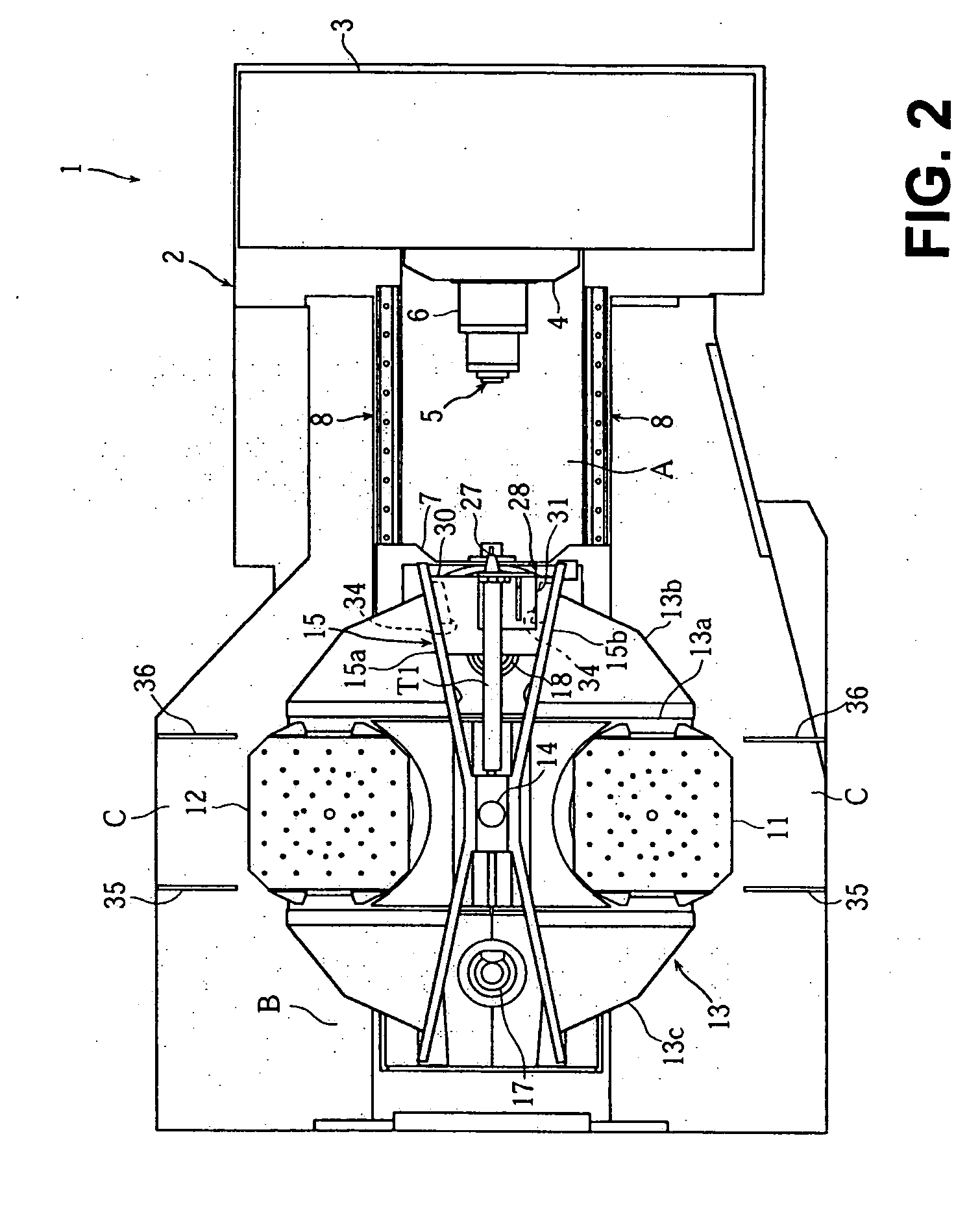 Tool changer of machine tool