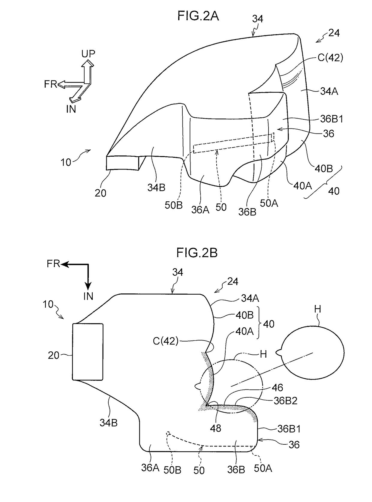 Airbag device for front passenger seat