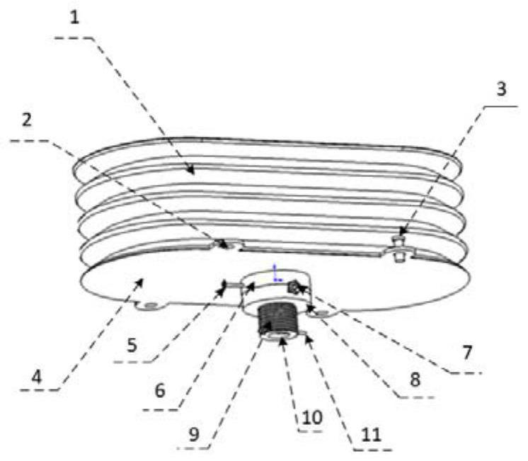 A passive elimination device for residual buoyancy of a deep-sea underwater robot