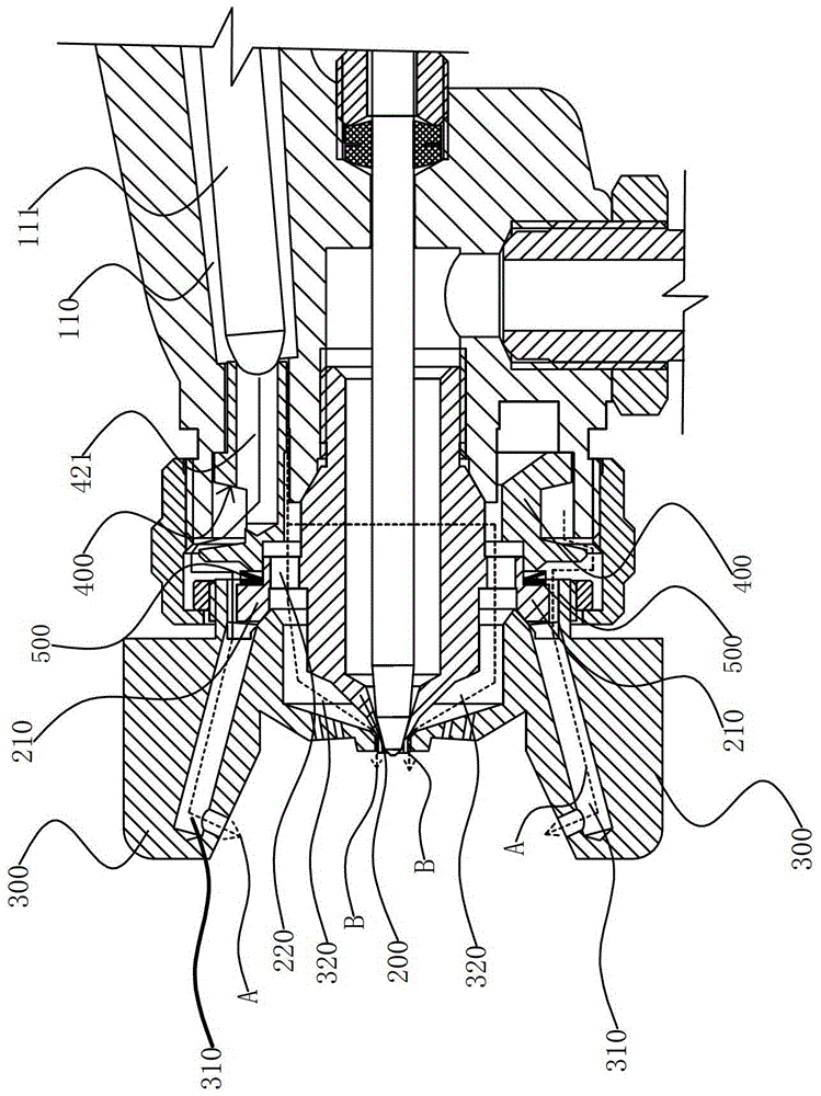 A spray gun device