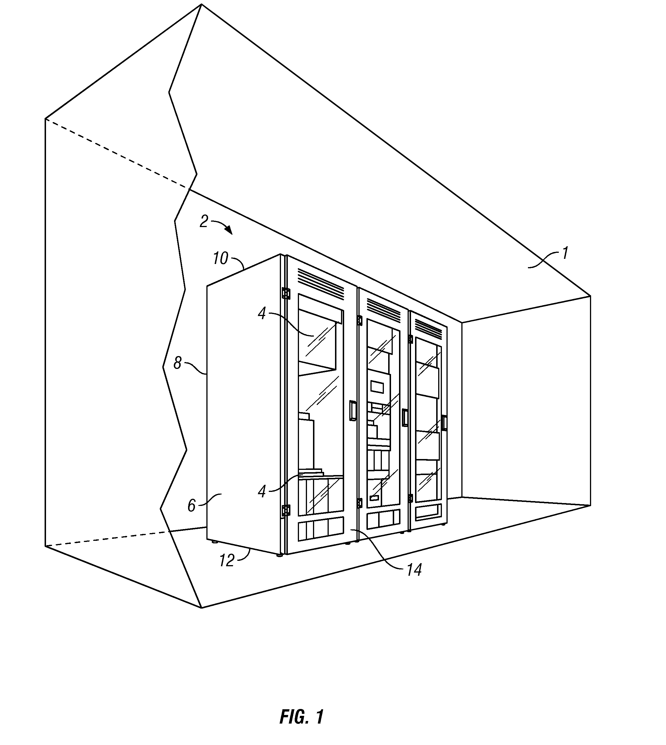 Microchannel cooling condenser for precision cooling applications