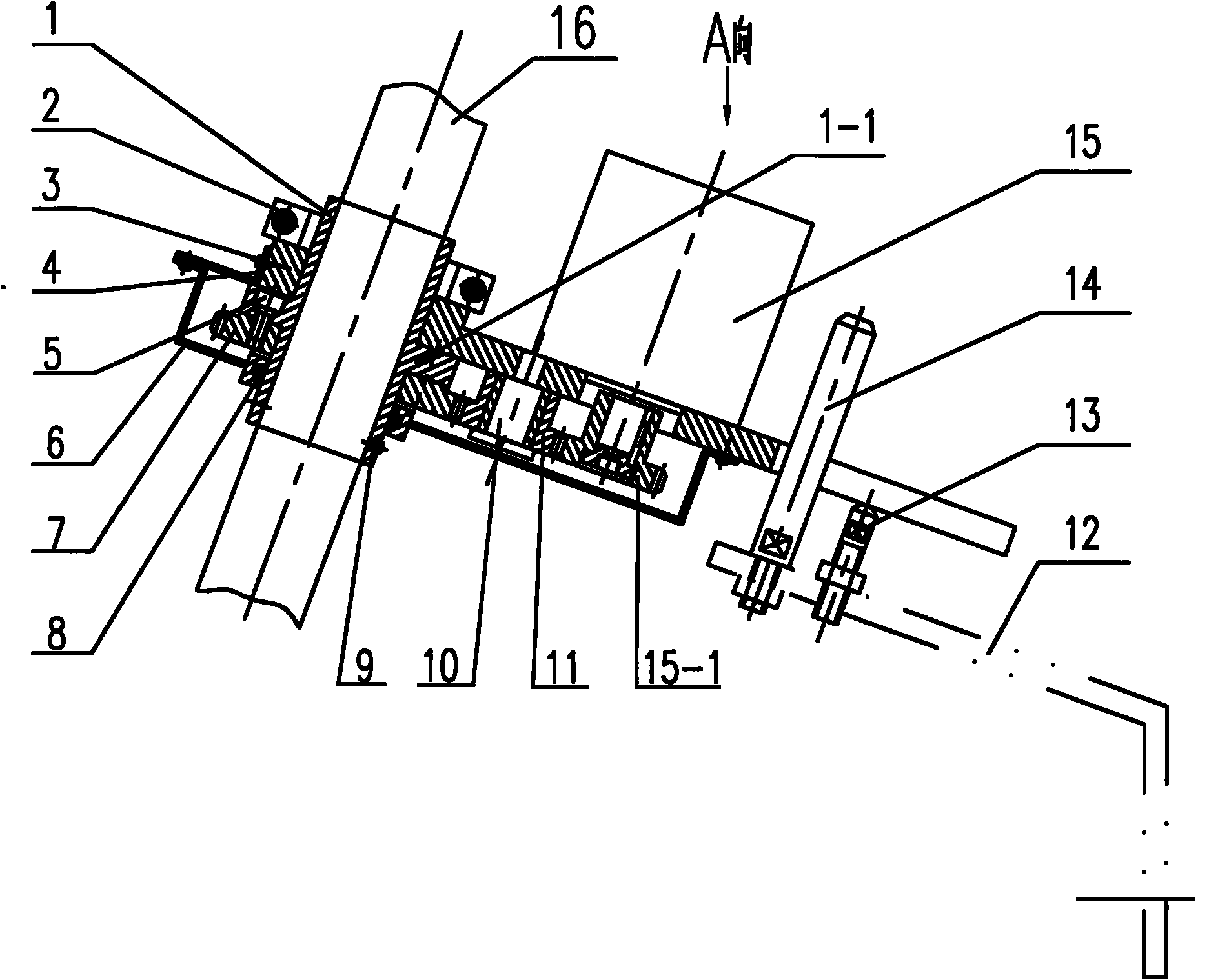 Automatic steering integrated control device of fire engine