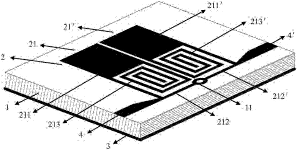 Planar wide stopband double-frequency filter