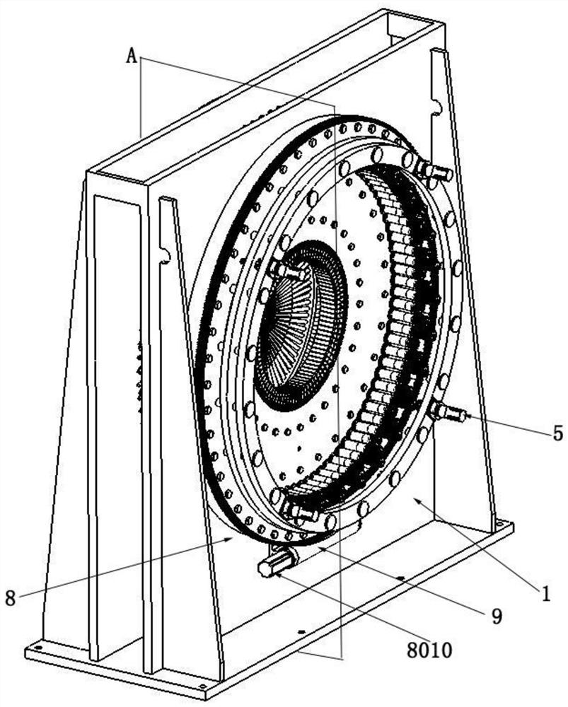 High-efficiency fiber spiral winding device