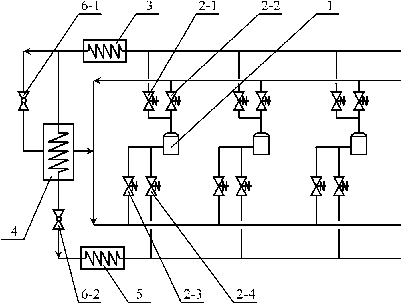 Two-stage compression refrigerating system