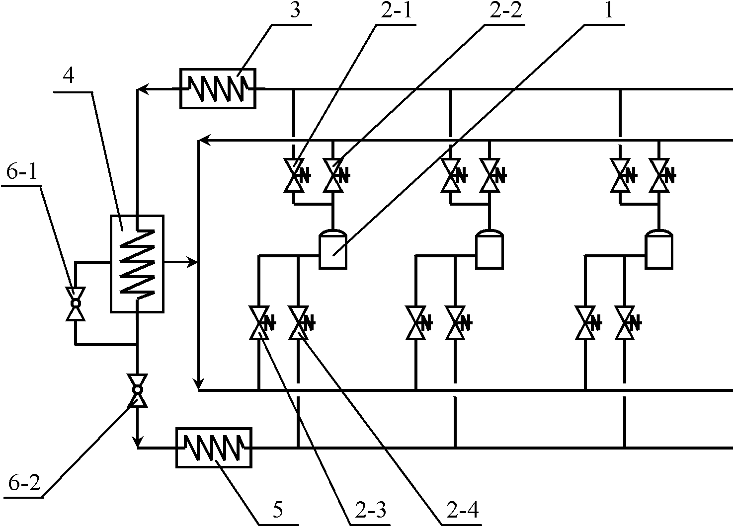 Two-stage compression refrigerating system