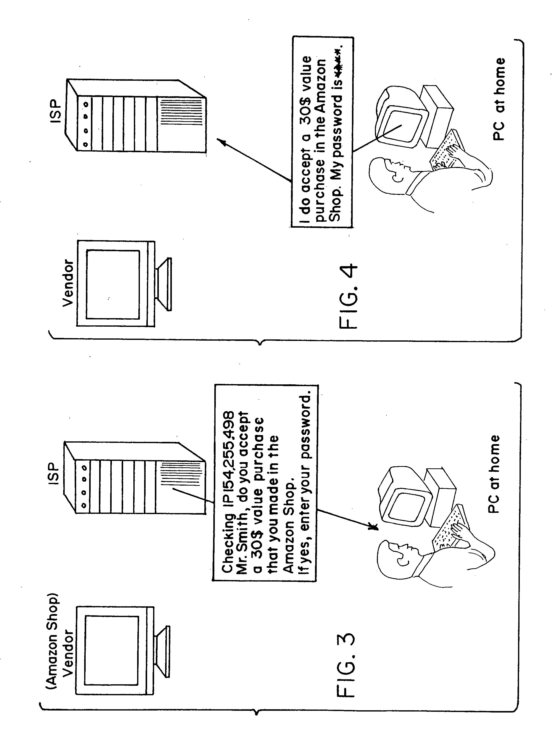 System and method for secure network purchasing