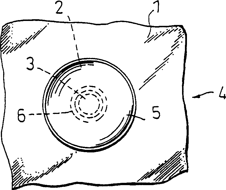 Push-button key cover and producing method thereof